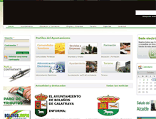 Tablet Screenshot of bolanosdecalatrava.es